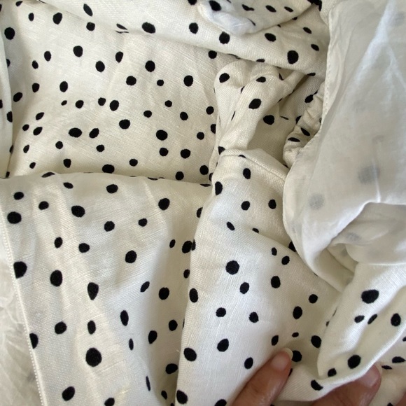 LOFT, polka dot, open back dress.#7 - Picture 10 of 16